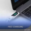 USB-kabel 4smarts 540954 3 m USB-C wit USB 2.0 0,48 Gbit/s