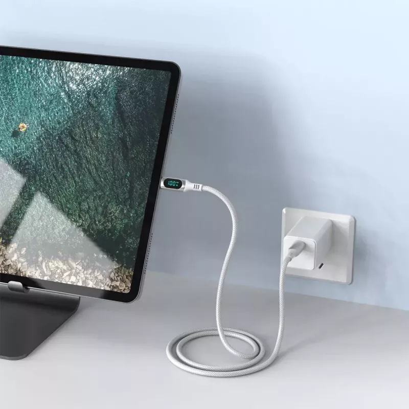 USB-kabel 4smarts 540954 3 m USB-C wit USB 2.0 0,48 Gbit/s