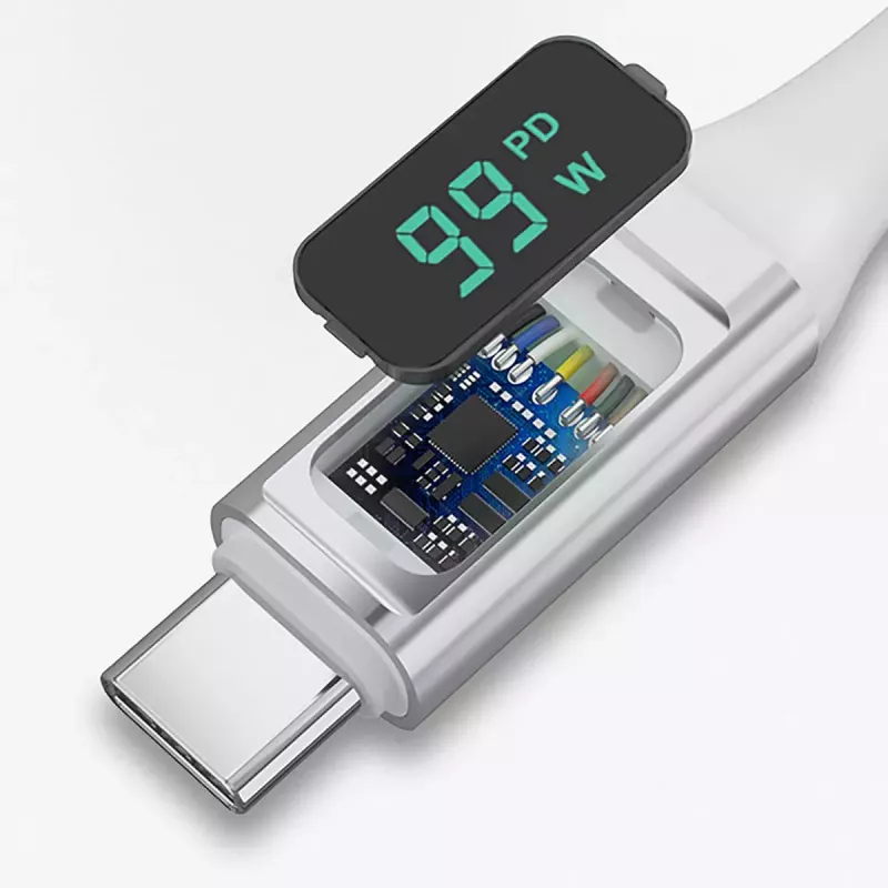 USB-kabel 4smarts 540954 3 m USB-C wit USB 2.0 0,48 Gbit/s