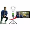 Greenscreen EASYPIX MyStudio 62020 draagbaar licht – opvouwbare achtergrond voor foto en video