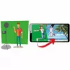 Greenscreen EASYPIX MyStudio 62020 draagbaar licht – opvouwbare achtergrond voor foto en video