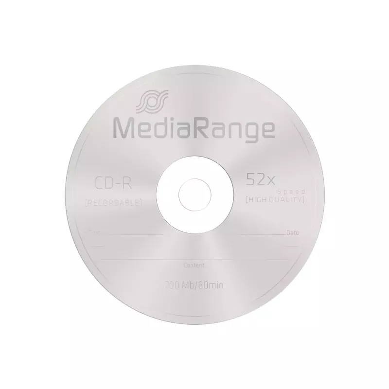 CD-R MediaRange MR201 700 MB 52x 25 stuks