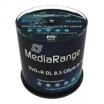 DVD+R DL MediaRange MR470 8,5 GB 100 stuks