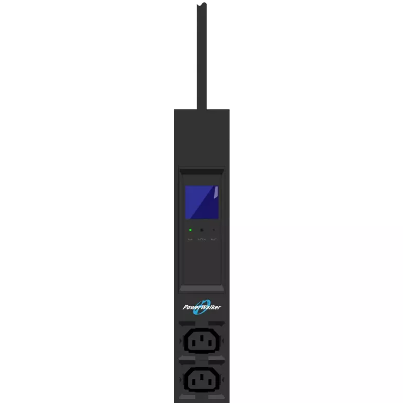 Stroomverdeeleenheid PowerWalker 10133028 24 AC-stopcontacten 0U zwart