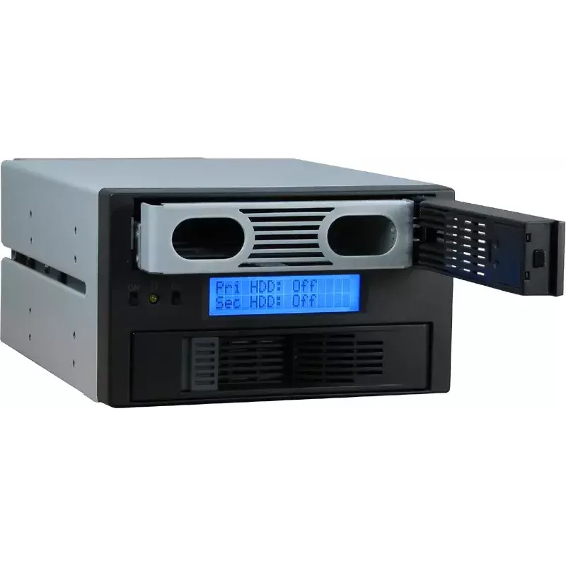 Inter-Tech SB-C 102 Sub-RAID-behuizing voor 2x 3,5-inch SATA, zwart