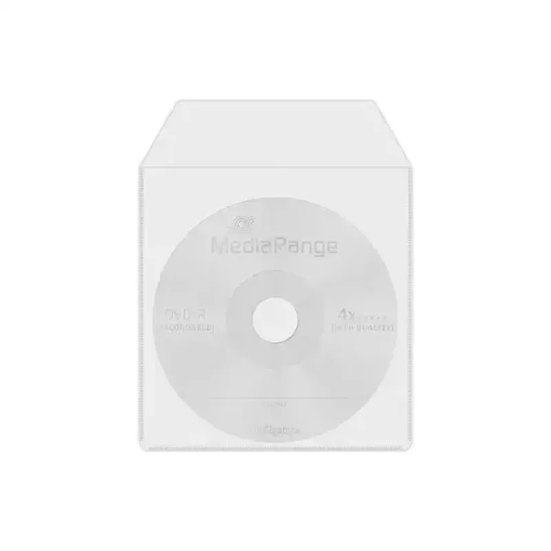 Sleeve-hoes MediaRange BOX64-8 transparant 1 disc-capaciteit