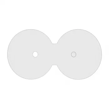 C-Shell-hoes MediaRange BOX86 transparant 1 disc