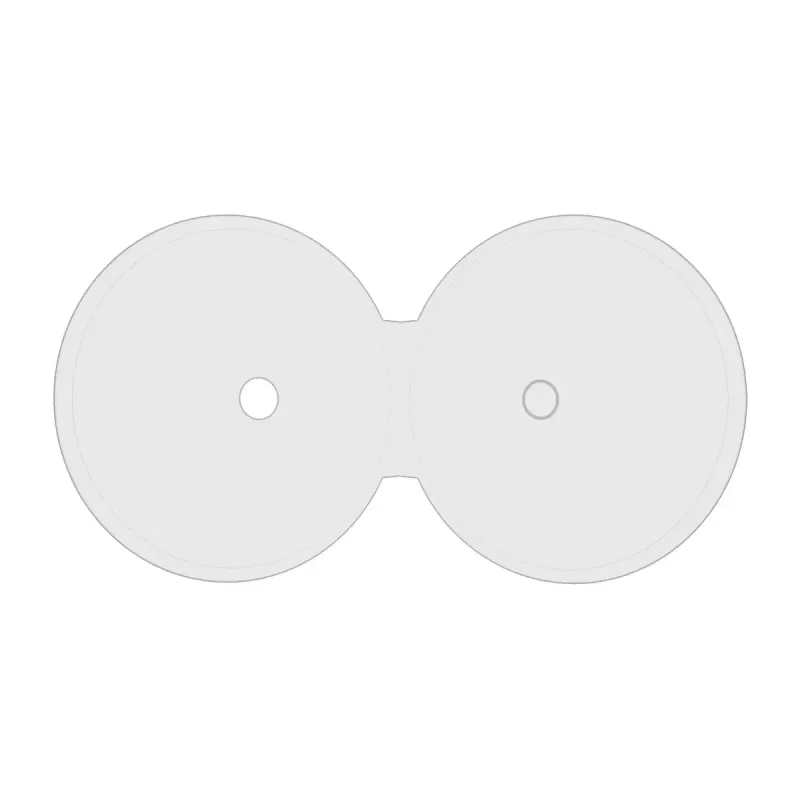 C-Shell-hoes MediaRange BOX86 transparant 1 disc