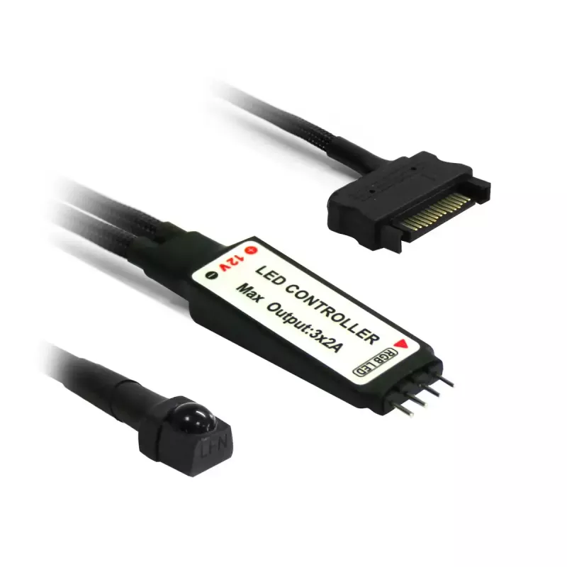 Smart Home lichtregeling Nanoxia NXRGBC draadloos zwart wit