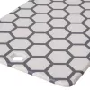 Resto Kitchenware 95402 rechthoekige kunststof snijplank grijs wit