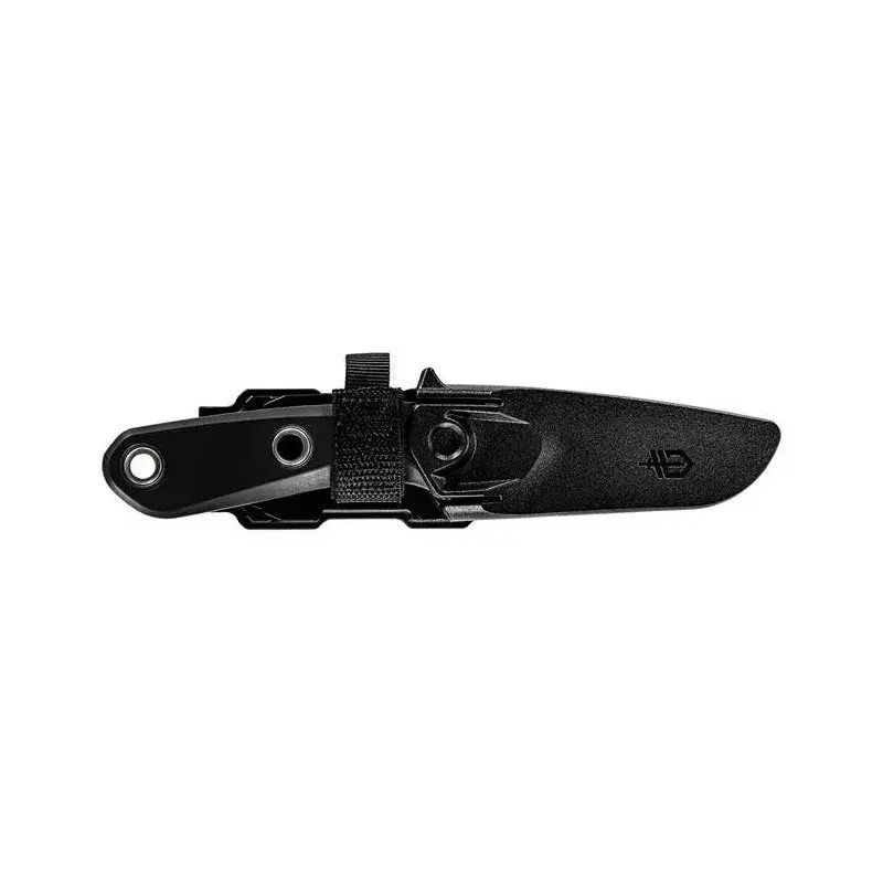 Outdoormes met vast lemmet Gerber Principle zwart – bushcraft, compact gebruiksm lemmet