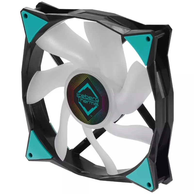 Fan Iceberg Thermal IceGALE ARGB 14 cm zwart