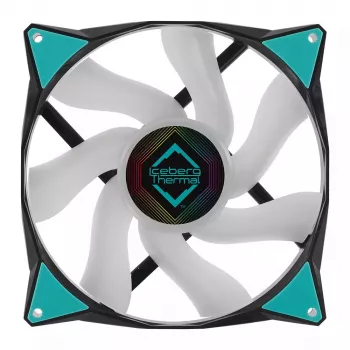 Fan Iceberg Thermal IceGALE ARGB 14 cm zwart