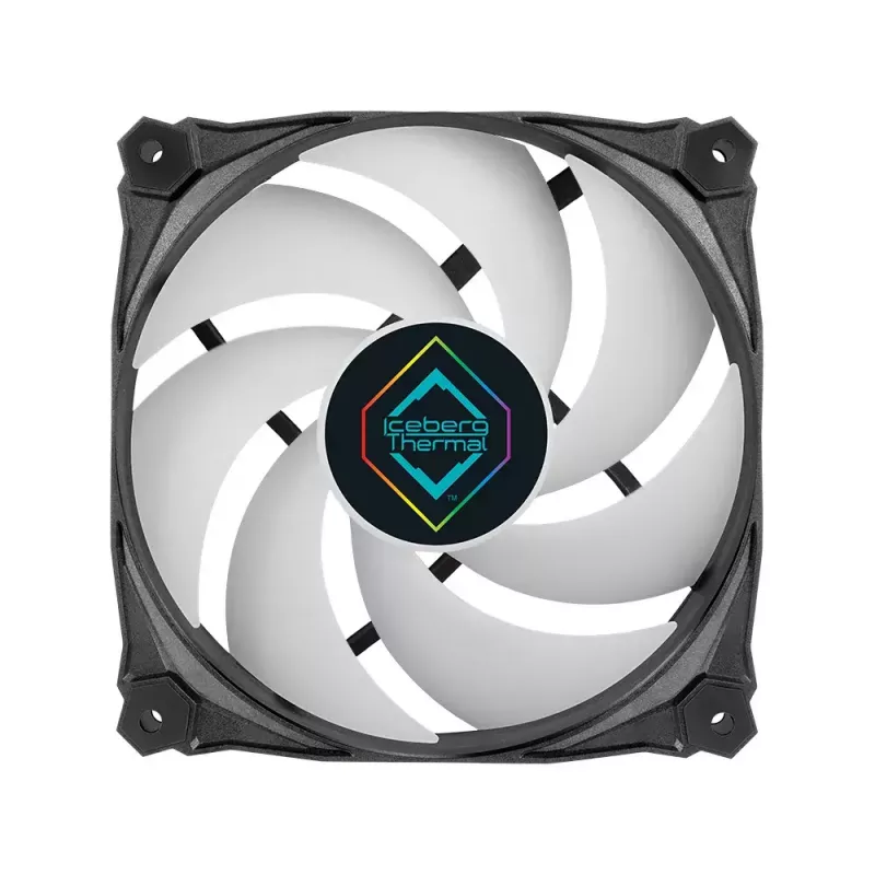Iceberg Thermal IceGALE Lightning ARGB ventilator 12 cm zwart 3 stuks