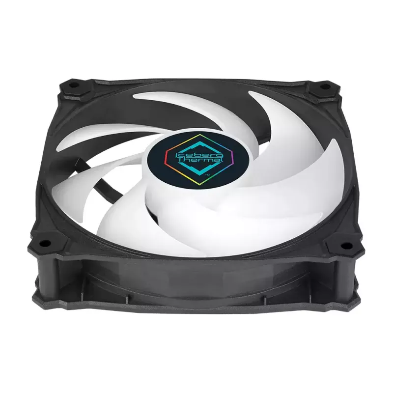Iceberg Thermal IceGALE Lightning ARGB ventilator 12 cm zwart 3 stuks