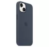 Silicone hoes Apple iPhone 14 MagSafe Storm Blue