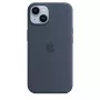 Silicone hoes Apple iPhone 14 MagSafe Storm Blue