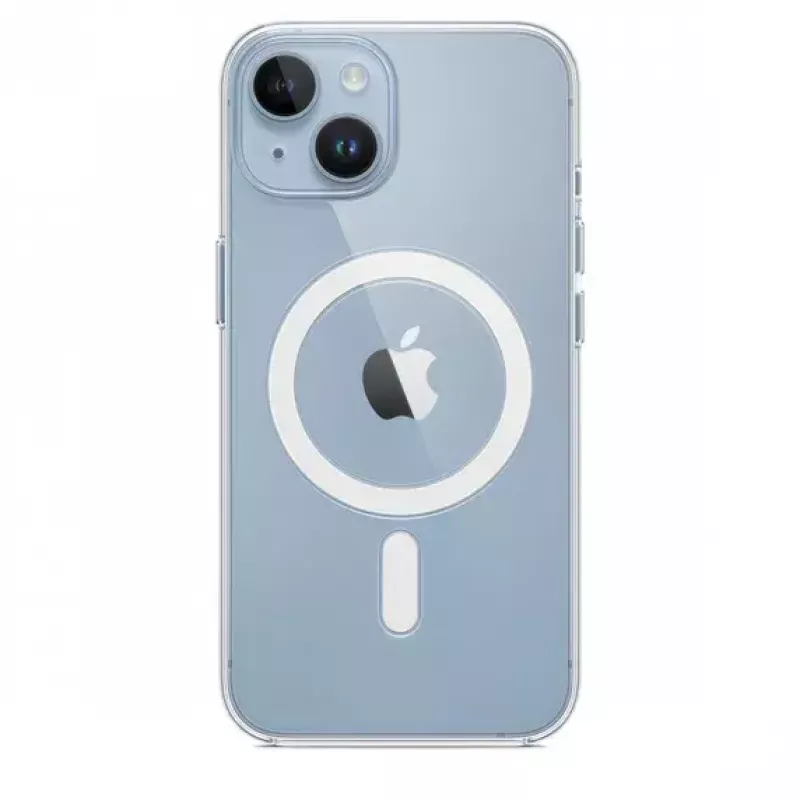 Clear Case hoes Apple iPhone 14 transparant MagSafe