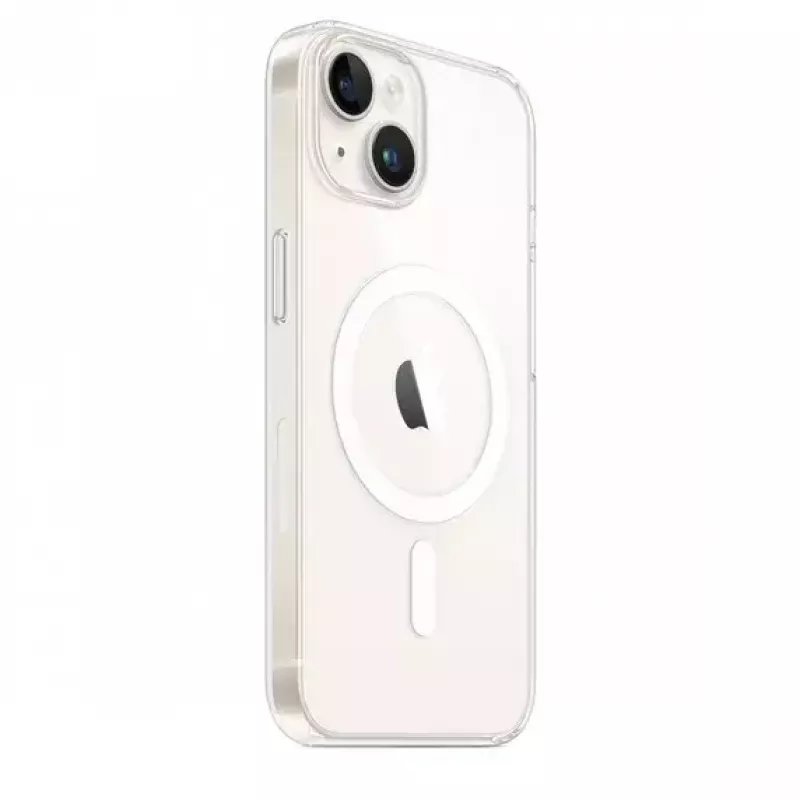 Clear Case hoes Apple iPhone 14 transparant MagSafe