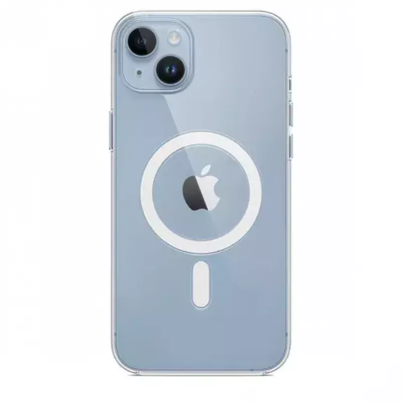 Clear Case hoes Apple iPhone 14 Plus MagSafe transparant