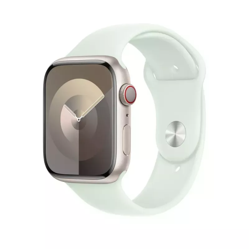 Apple Band 45 mm Soft Mint sportarmband M/L comfortabele pasvorm mintkleur
