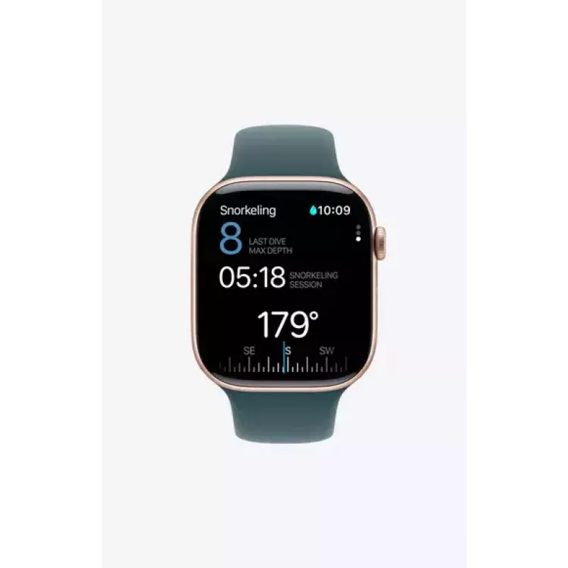 Smartwatch Apple Watch Series 10 GPS + Cellular 42mm leisteen-titanium behuizing zwart