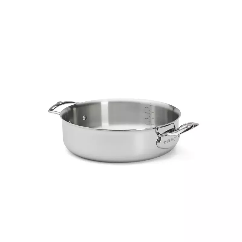 Sautépan de Buyer Affinity RVS 28 cm rond