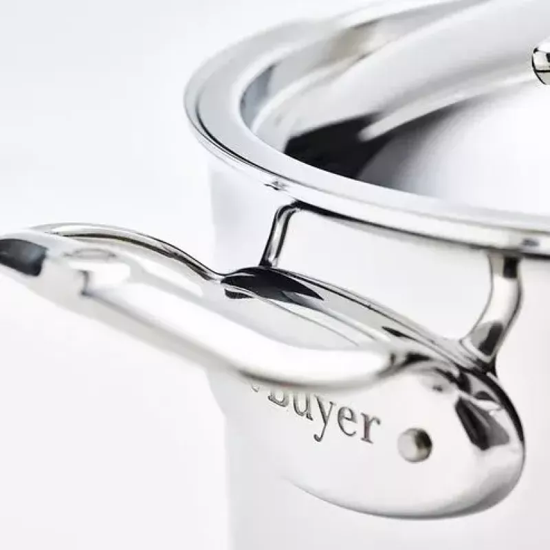 de Buyer Affinity Kookpan met deksel, 28 cm, roestvrij staal