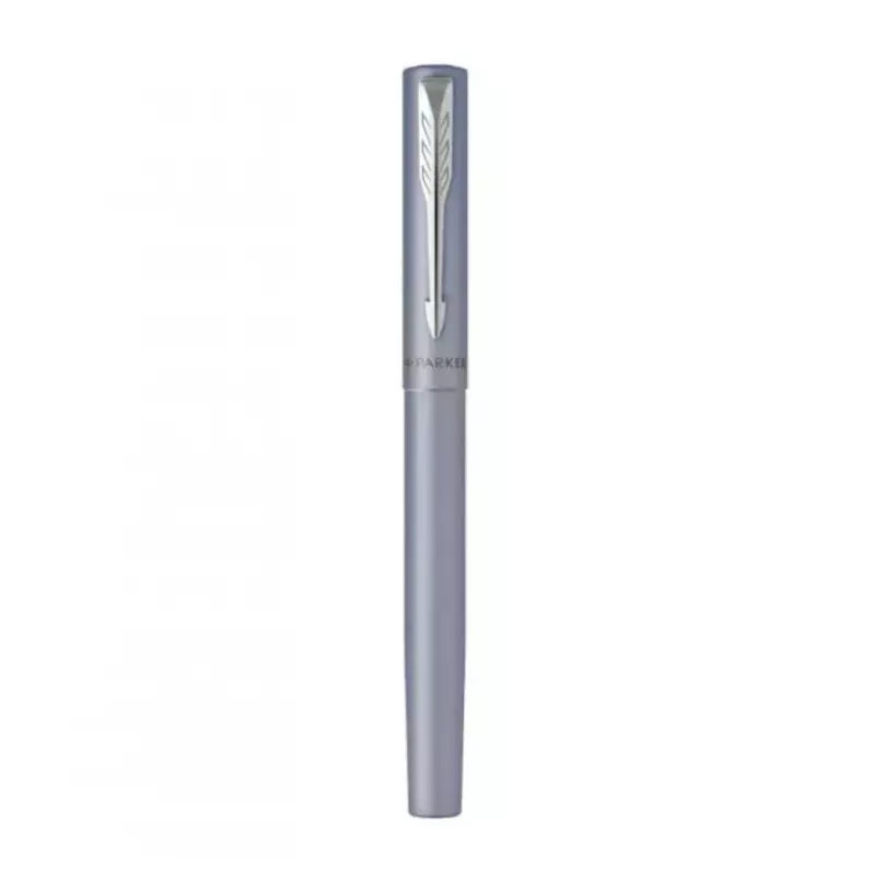 Stickpen Parker Vector XL blauw zilver RVS