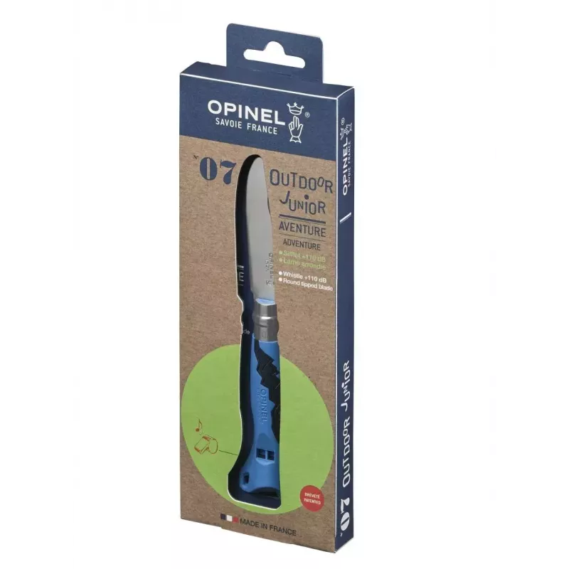 Mes Opinel N°07 Camper/scout blauw 001898 opvouwbaar lemmet
