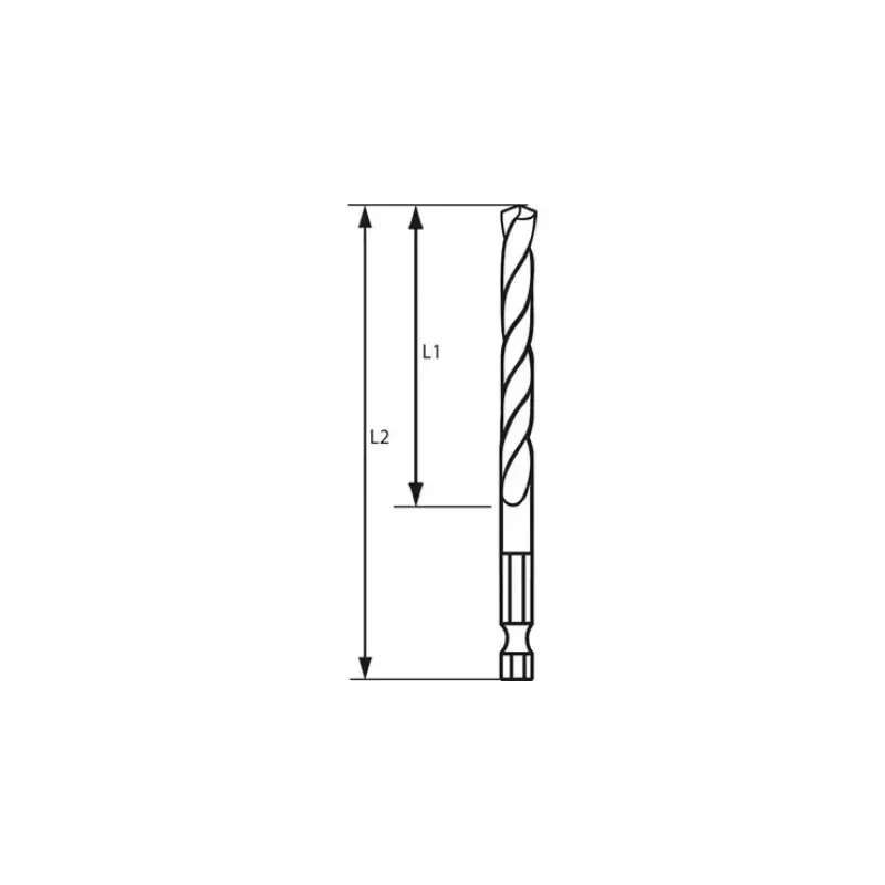 HSS-spiraalboor Bosch Impact Control 2608577130