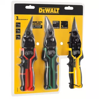 DeWALT DWHT14676-0 plaatsschaar-set, 3-delig