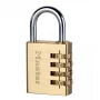 Cijferslot MASTER LOCK 40 mm messing look zelfinstellend