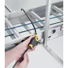 Verstelbaar beveiligingskabel Python MASTER LOCK 1,8 m x 10 mm zwart geel
