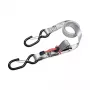 MASTER LOCK veerklem-spanbanden met S-haak, 250 kg draagvermogen, 180 cm lengte
