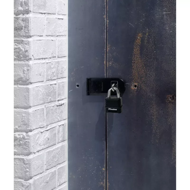 Hangslot MASTER LOCK M178EURD 57 mm breed Excell-zinkbehuizing zelf instelbare combinatie zwart