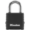 Hangslot MASTER LOCK M178EURD 57 mm breed Excell-zinkbehuizing zelf instelbare combinatie zwart