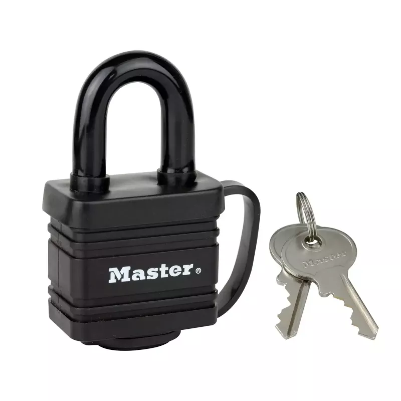 Hangslot MASTER LOCK 7804EURT 2 x 40 mm gelamineerd staal zwart