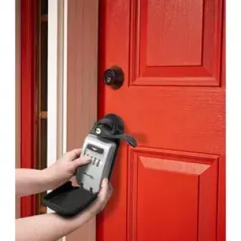 Draagbare safe MASTER LOCK 5420EURD cijferslot grijs