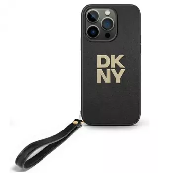 Hardcase DKNY DKHCP16XPBSWSK voor iPhone 16 Pro Max 6,9 inch – zwart met handkoord