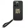 Hardcase DKNY DKHCP16XPBSWSK voor iPhone 16 Pro Max 6,9 inch – zwart met handkoord