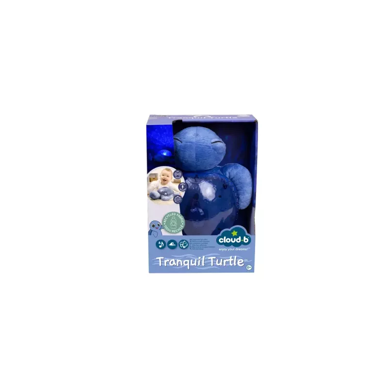Nachtlampje vrijstaand Cloud B Tranquil Turtle blauw automatische uitschakeling