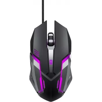 Bedrade gaming-muis Lexip KIRU.X — ergonomische USB-aansluiting, optische sensor