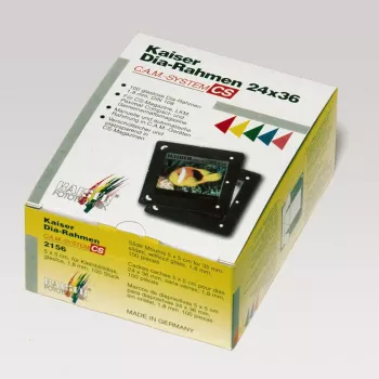 Diarahmen Kaiser Fototechnik C.A.M./CS 5x5 cm zwart