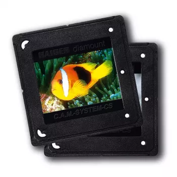 Diarahmen Kaiser Fototechnik C.A.M./CS 5x5 cm zwart
