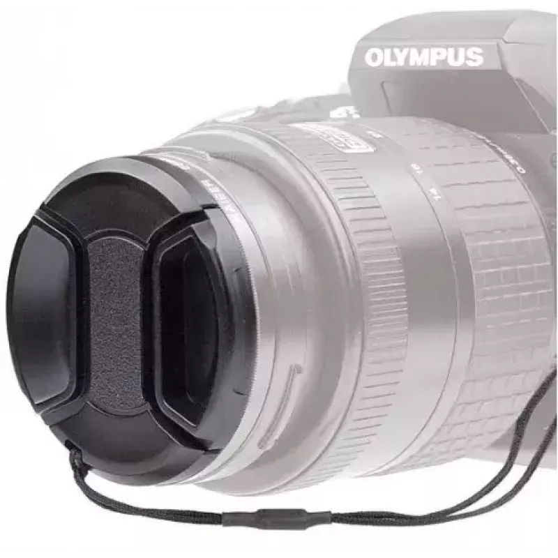 Objectiefdop KAISER 6835 voor digitale camera, kunststof, diameter 5,5 cm, zwart