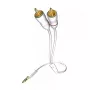 Audiokabel Inakustik 003100015 1,5m 3,5mm 2xRCA wit