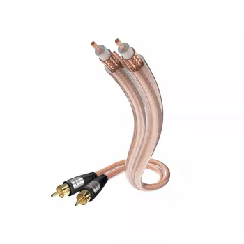 Audiokabel Inakustik 00304115 1,5 m RCA transparant