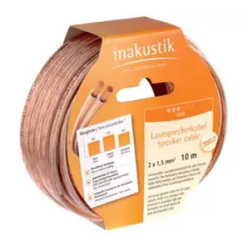 Luidsprekerkabel Inakustik 10m Star transparant
