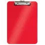 Klembord Leitz WOW A4 metaal rood 80 vel